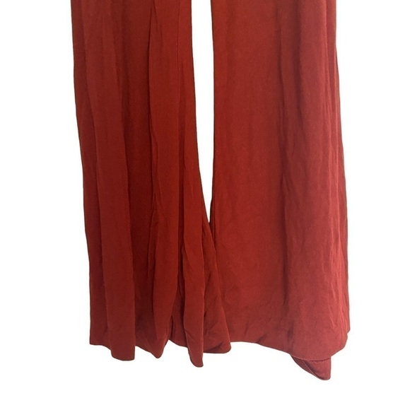 VINTAGE STEVENS CALIFORNIA RUST COLORED STRETCHY BELL BOTTOMS SIZE 5/6 - Picture 4 of 6